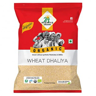 Organic Wheat Daliya | Broken Wheat 500gm | 24 Mantra