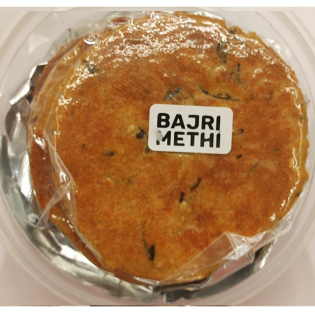 BHAKRI | BAJRI METHI BHAKRI 200gm | Millet BHAKRI | No Maida |No Whole Wheat |No PALM Oil 