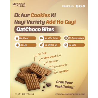 OatChoco Bites |GUILT FREE| No Maida | Desi Cow Ghee
