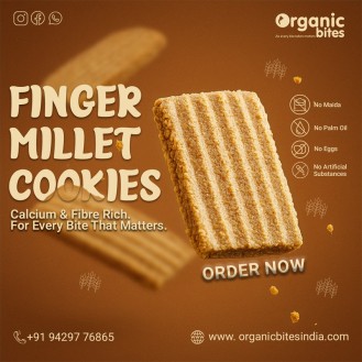 Millet Cookies | Ragi Cookies | Finger Millet | No Maida | Desi Cow Ghee
