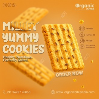 Millet Cookies | Yummy Salted Cookies | No Maida | Desi Cow Ghee| Diabetic Friendly