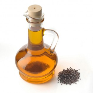 Mustard Oil Black 500ml | Wooden Pressed