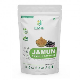 Jamun Seed Powder 100gm | Nisarg Organic Farm