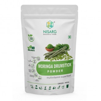 Moringa Drumstick Powder 100 gm | Nisarg Organic Farm