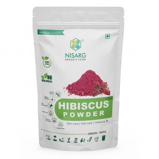 Hibiscus Powder 50 gm | Nisarg Organic Farm