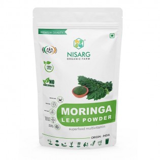 Moringa Leaf Powder 100gm | Nisarg Organic Farm