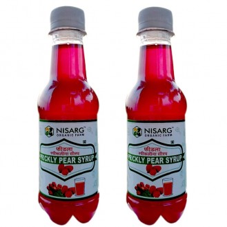 Prickly Pear Syrup 300 ml  |  Nisarg Organic Farm