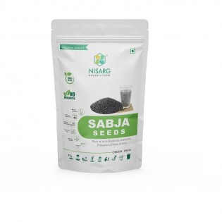 Sabja Seeds 100 gm  |   Nisarg Organic Farm