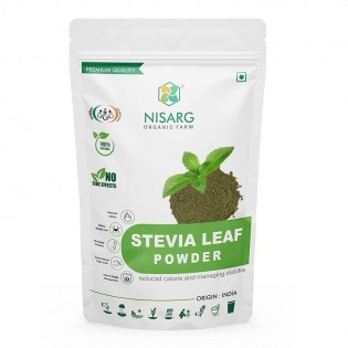 Stevia Leaf Powder 100gm | Nisarg Organic Farm