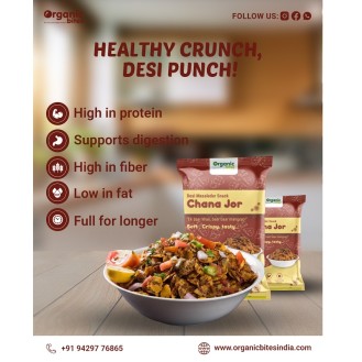Chana Jor | Roasted | High-Protein Snack